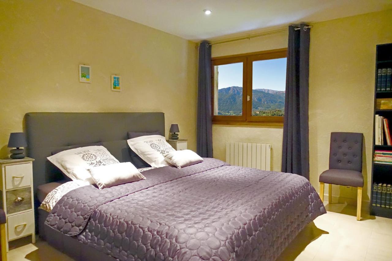 Apartamento CASA NEPITA sur vue grandiose Santa-Lucia-di-Tallano Exterior foto